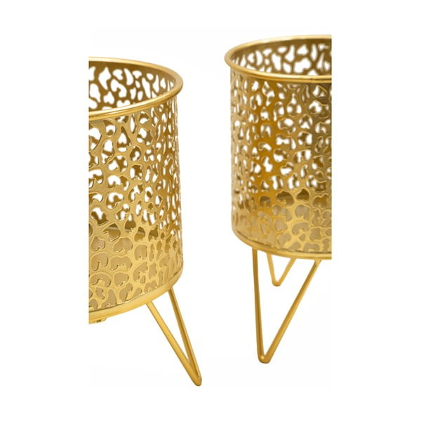 Set di 2 piedistalli per piante in metallo ø 16 cm altezza 20 cm Piny - Mauro Ferretti-image-3