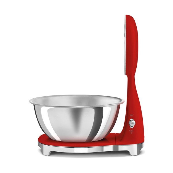 Bilancia da cucina digitale rossa in plastica – SMEG-image-2