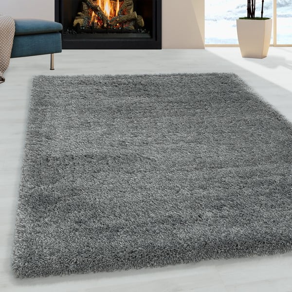Tappeto grigio 200x290 cm Fluffy - Ayyildiz Carpets-image-1