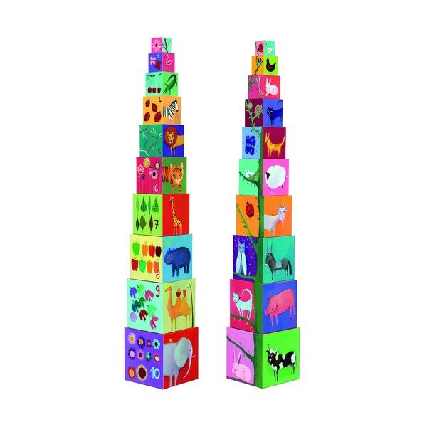 Box Tower Natura e animali - Djeco-image-1