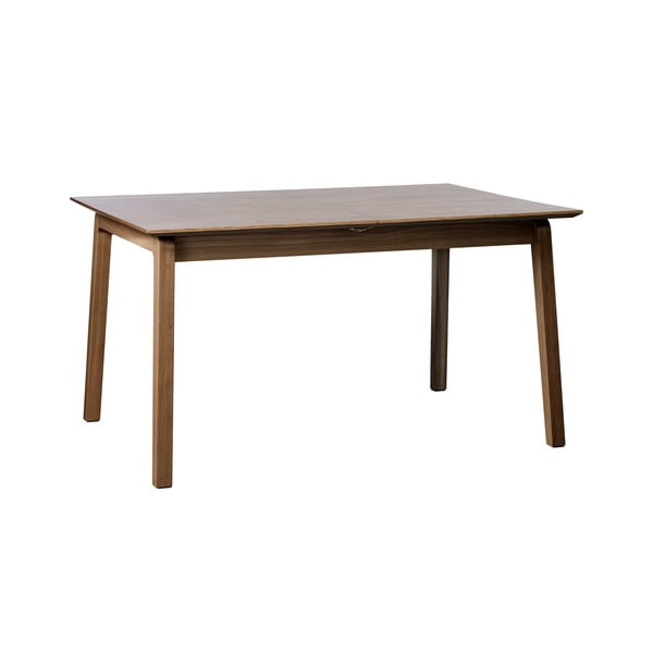 Tavolo da pranzo pieghevole marrone con piano in rovere 95x200 cm Bari - Unique Furniture-image-2