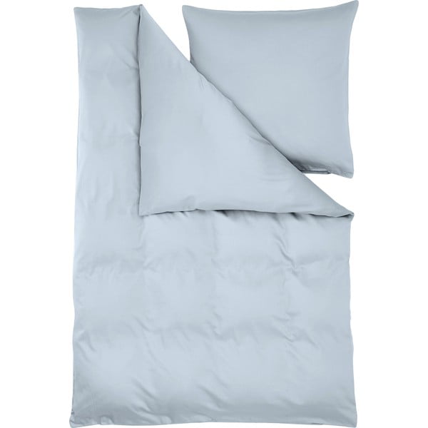 Biancheria da letto in cotone sateen blu 200x135 cm Comfort - Westwing Collection