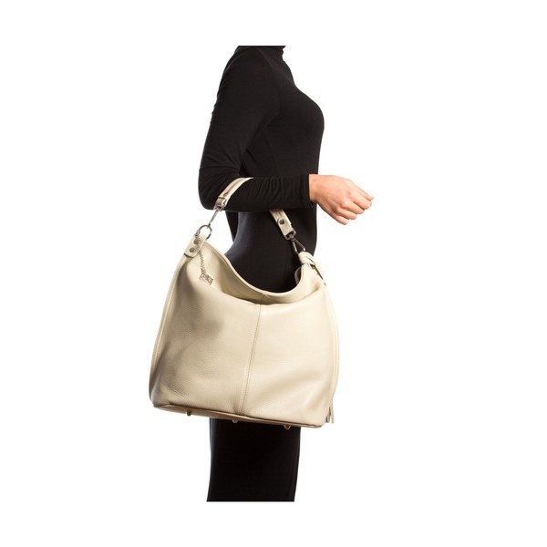 Kožená kabelka Isabella Rhea 1152 Beige-image-2