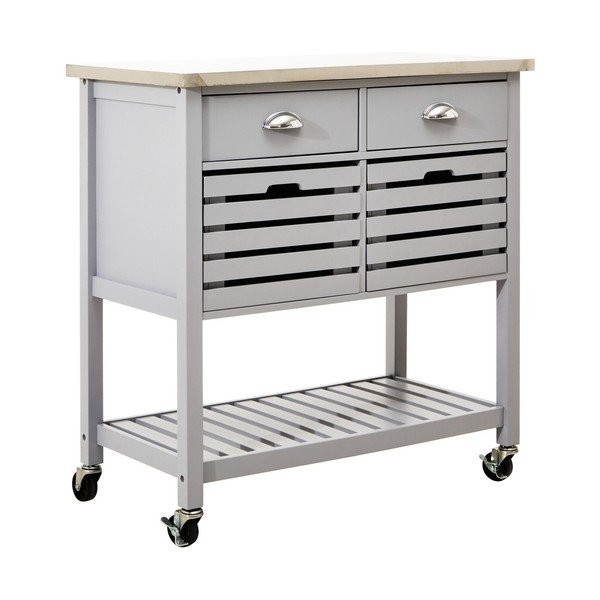 Tavolino da servizio su ruote 46x86 cm Frankfurt – Premier Housewares