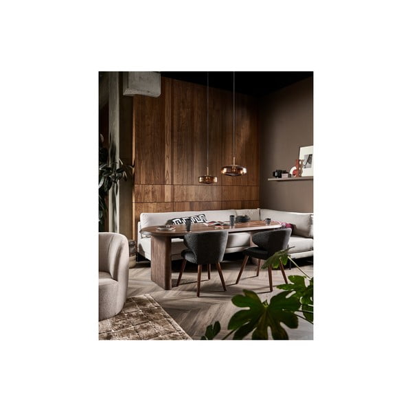 Tavolo da pranzo con effetto noce 90x240 cm Ellips – vtwonen-image-1