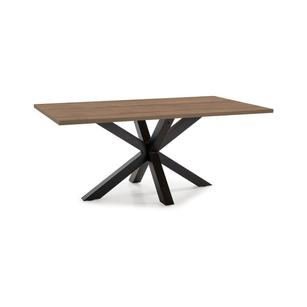 Tavolo da pranzo con piano in noce 100x180 cm Comba - Marckeric-image-1