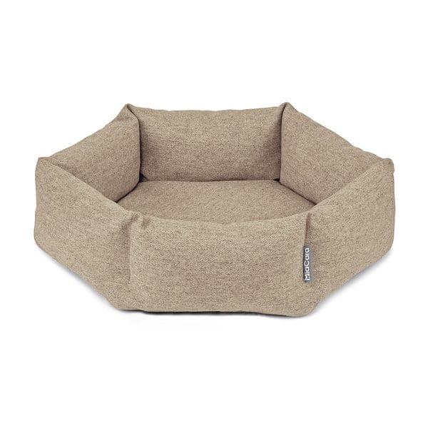 Letto di lana beige per animali ø 45 cm Calma Sand - MiaCara