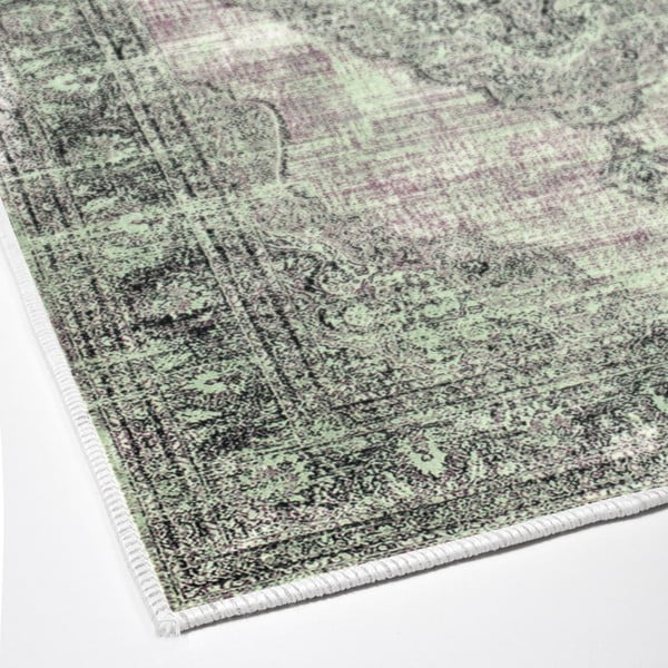 Set di tappetini per il bagno verdi/grigi 2 pz 60x100 cm – Foutastic-image-3