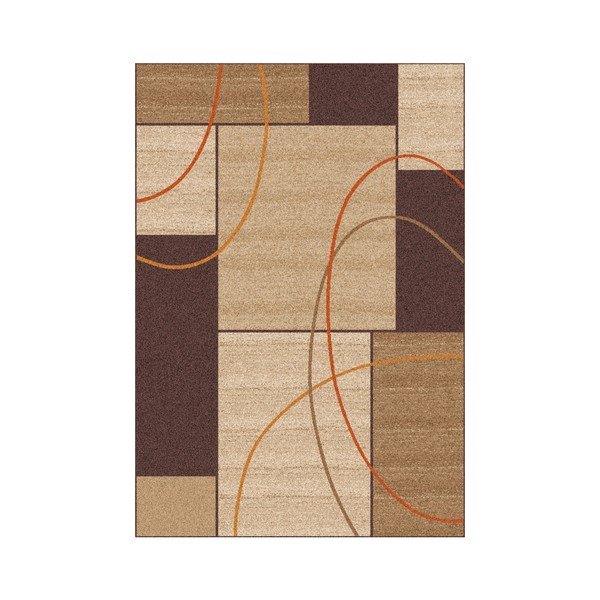 Tappeto marrone Delta Beig, 190 x 280 cm - Universal