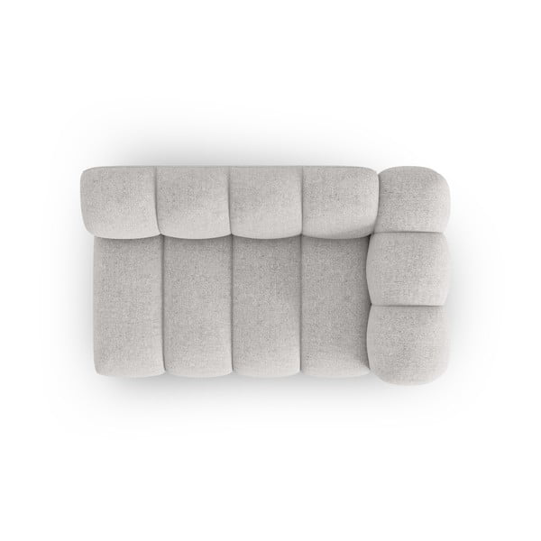 Divano componibile in grigio chiaro (con penisola a destra) Lupine – Micadoni Home-image-3