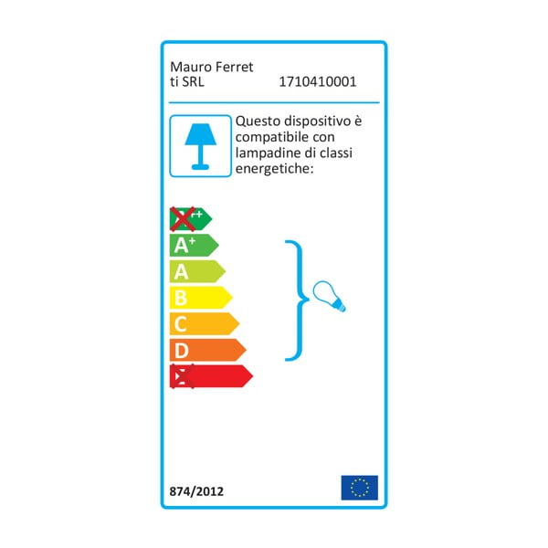 Lampada da tavolo bianca con design Glam dorato Flush - Mauro Ferretti-image-3