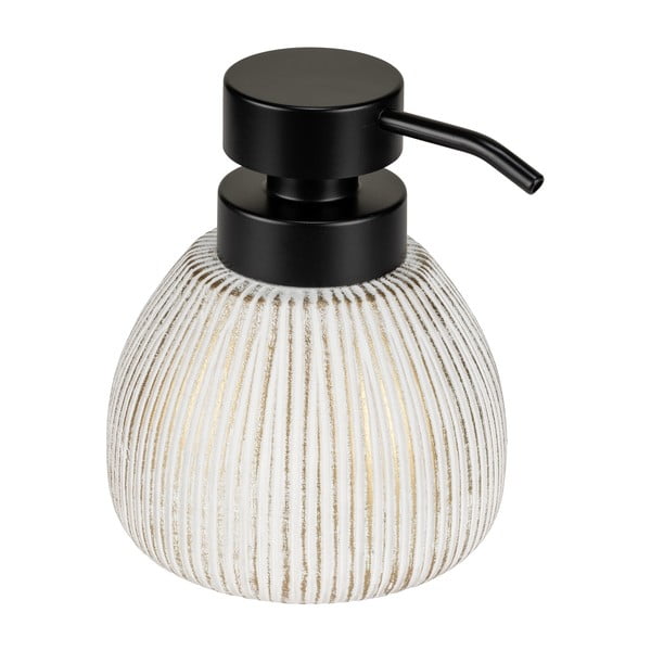 Dispenser per sapone bianco opaco in ceramica 500 ml Pascoli – Wenko-image-3