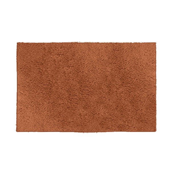 Tappetino per il bagno color terracotta 50x80 cm Mael – douceur d'intérieur