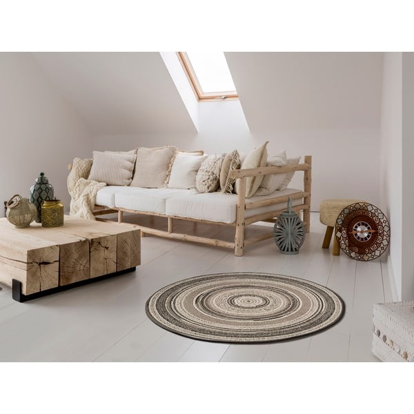 Tappeto grigio per esterni , ⌀ 120 cm Verdi - Universal-image-1