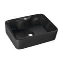 Lavabo nero in ceramica 48x37 cm Balena – Sapho