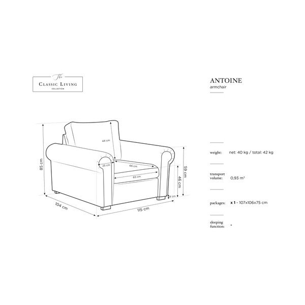Černé křeslo Windsor & Co Sofas Hermes-image-1
