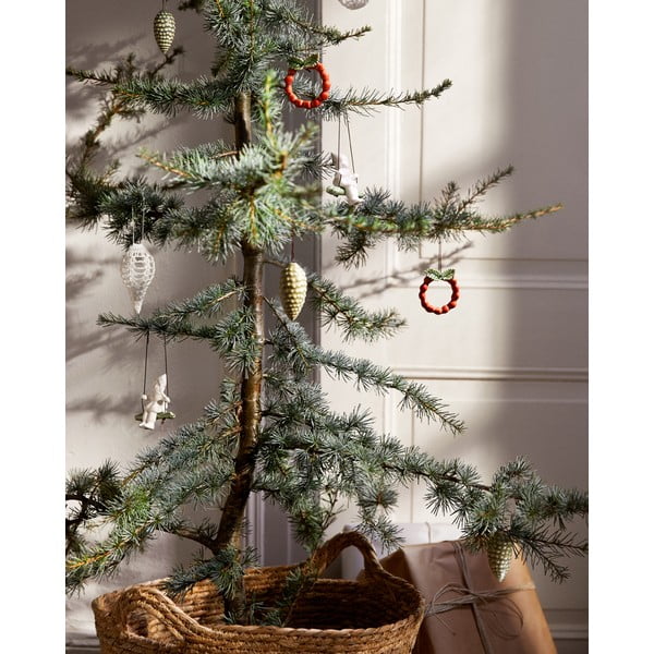 Ornamento natalizio in porcellana Wreath - Kähler Design-image-3