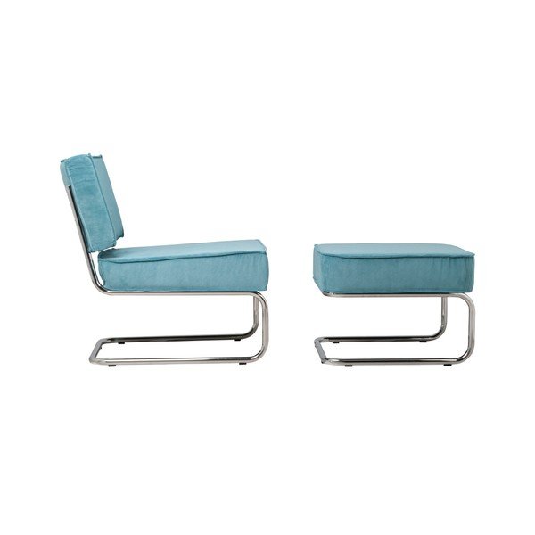 Poltrona turchese Rib - Zuiver-image-3