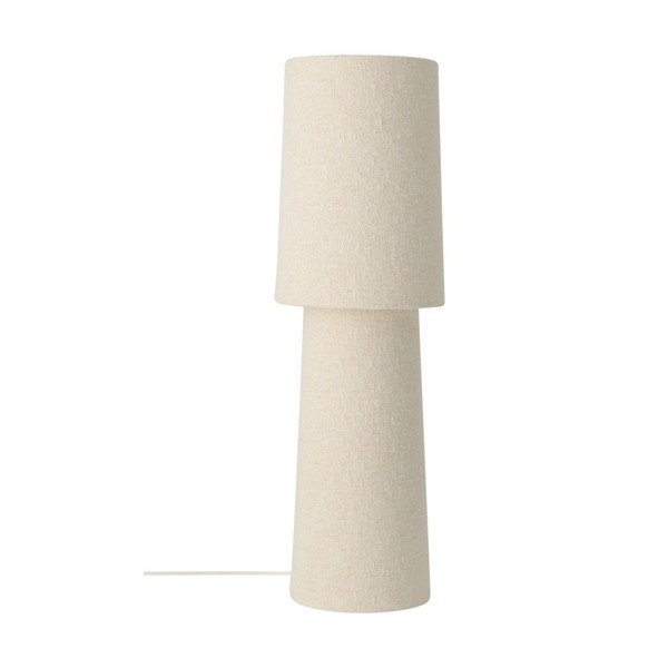 Lampada da tavolo bianca in bouclé (altezza totale 58 cm) Philo – Ellos Home