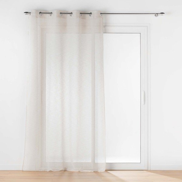 Tenda sottile avorio in voile 140x240 cm Carlin – douceur d'intérieur