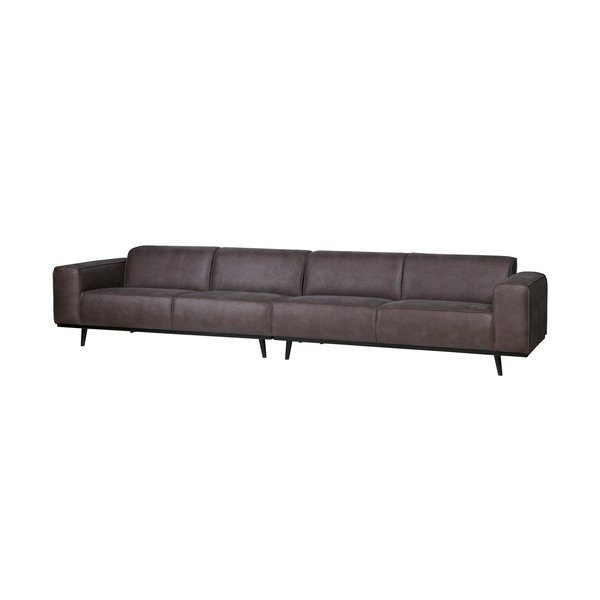 Divano in similpelle grigio Statement, 372 cm - BePureHome-image-3