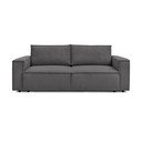 Divano in velluto a coste grigio scuro 245 cm Nihad - Bobochic Paris