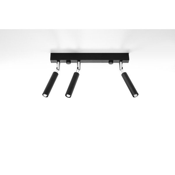 Lampada da soffitto nera Trio Tiden - Sollux-image-2