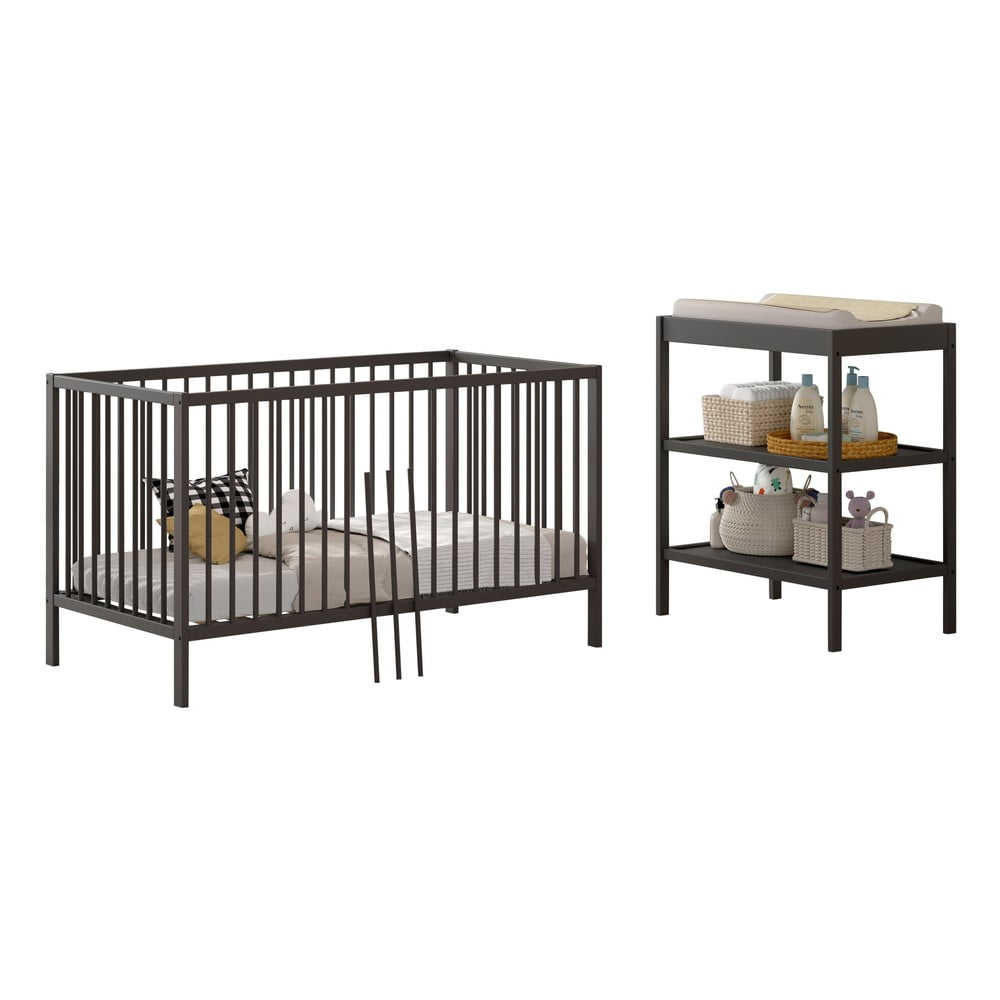 Set di mobili per bambini in faggio massiccio 2 pz Dino – Vipack | Set di mobili per bambini