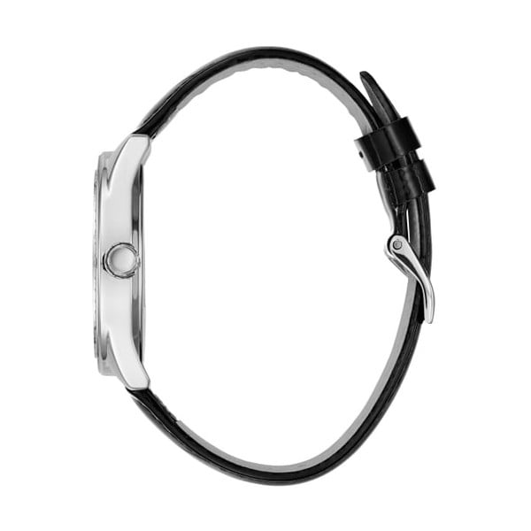 Orologio da donna con cinturino in pelle nera W0884L3 - Guess-image-2