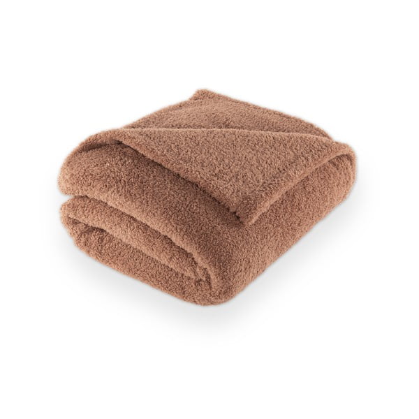 Coperta marrone in micropile 150x200 cm Cocoon – Tiseco Home Studio