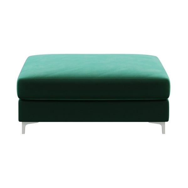 Pouf in velluto verde scuro Devichy Rothe - devichy
