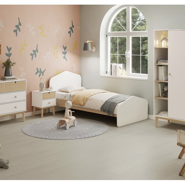 Comodino bianco per bambini Estefania - Marckeric-image-1