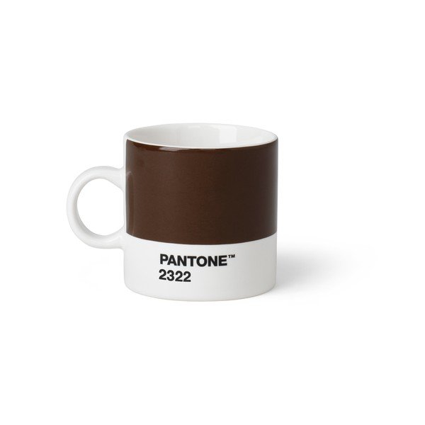 Tazza per espresso marrone in porcellana 120 ml Brown 2322 – Pantone
