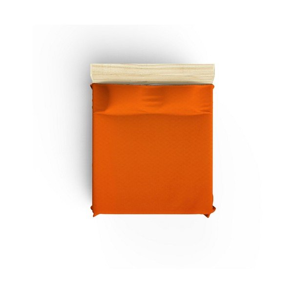 Copriletto arancione in cotone per letto matrimoniale 200x240 cm Orange - Mijolnir-image-1