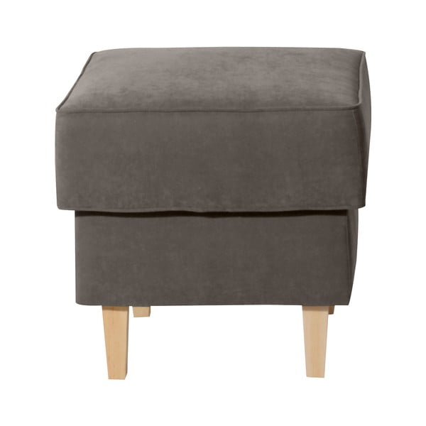 Pouf marrone e grigio Lorris - Max Winzer