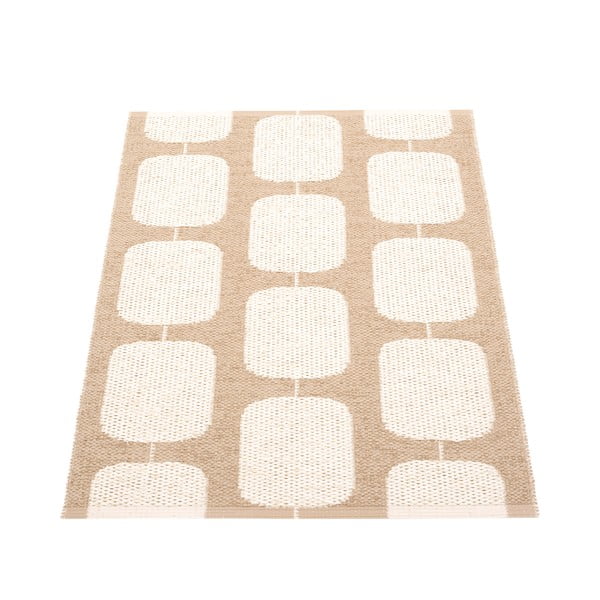 Tappeto da interno/esterno beige/color crema 70x100 cm Sten Light Nougat – Pappelina