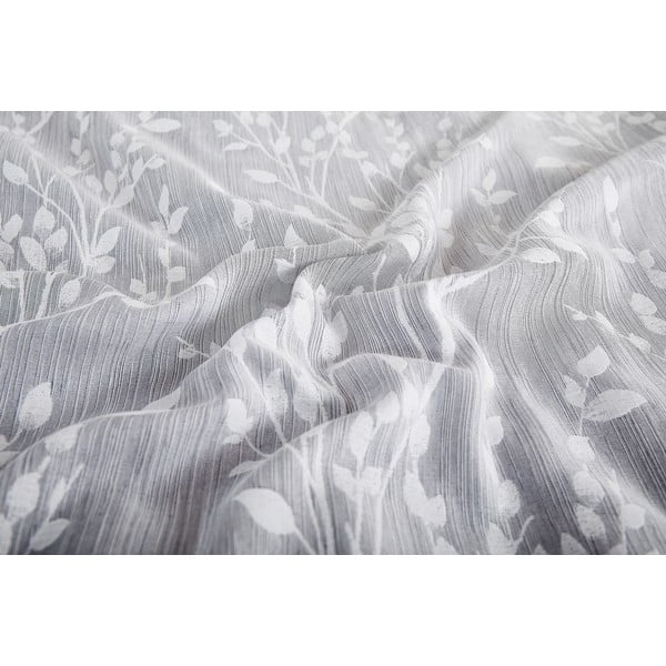 Biancheria da letto singola jacquard grigia 140x200 cm Boston - My House-image-2