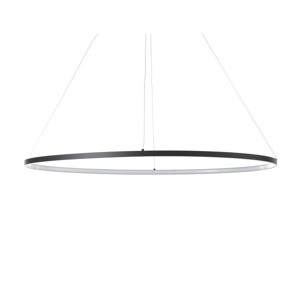 Apparecchio a sospensione nero, altezza 92 cm Oval Ring - Tomasucci-image-2