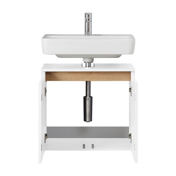 Mobile basso sospeso bianco senza lavello 60x53 cm Set 857 - Pelipal-image-3