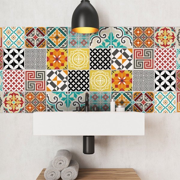 Set di 24 adesivi murali decorativi Batista, 15 x 15 cm Tina - Ambiance