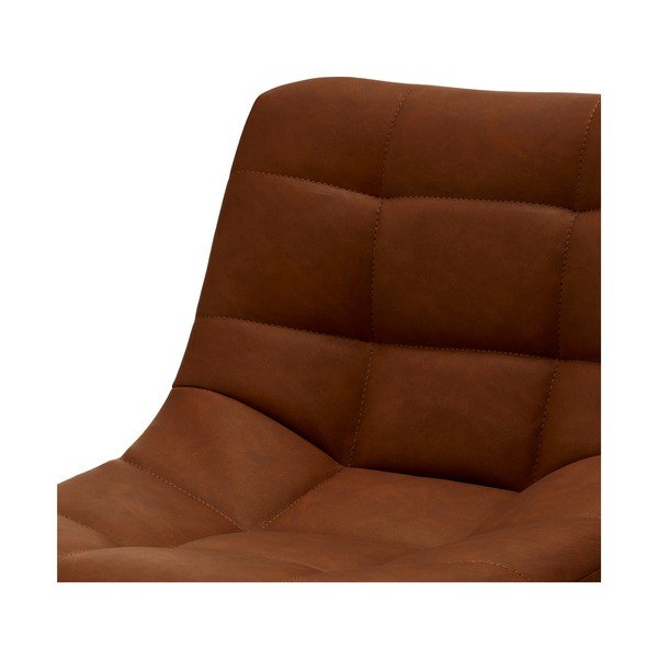 Set di 2 sedie da bar marrone chiaro Mario - Furnhouse-image-4