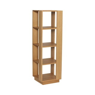 Libreria colore naturale effetto rovere 45x140x45 cm Merge - Hübsch
