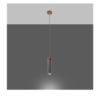 Lampada a sospensione grigia ø 7 cm Susanna - Nice Lamps