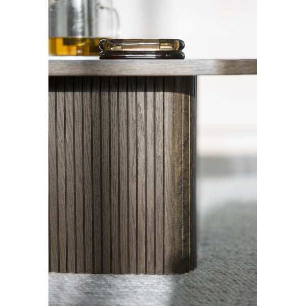 Tavolino marrone scuro in rovere ø 80 cm Sullivan - Rowico-image-4