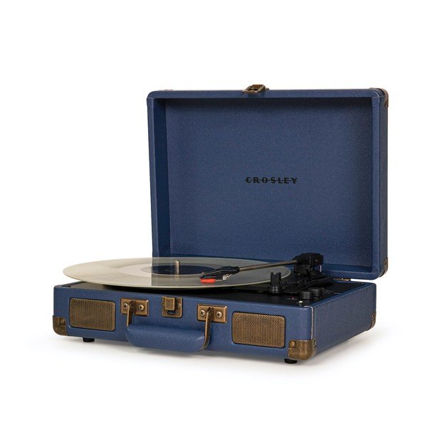 Blu scuro Turntable Plus Navy Cruiser Plus - Crosley