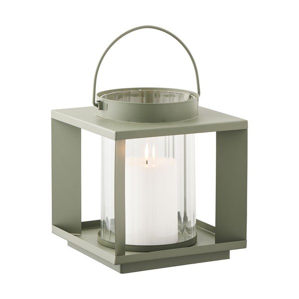 Lanterna in metallo/in vetro (altezza totale 20,5 cm) Lohals – House Nordic