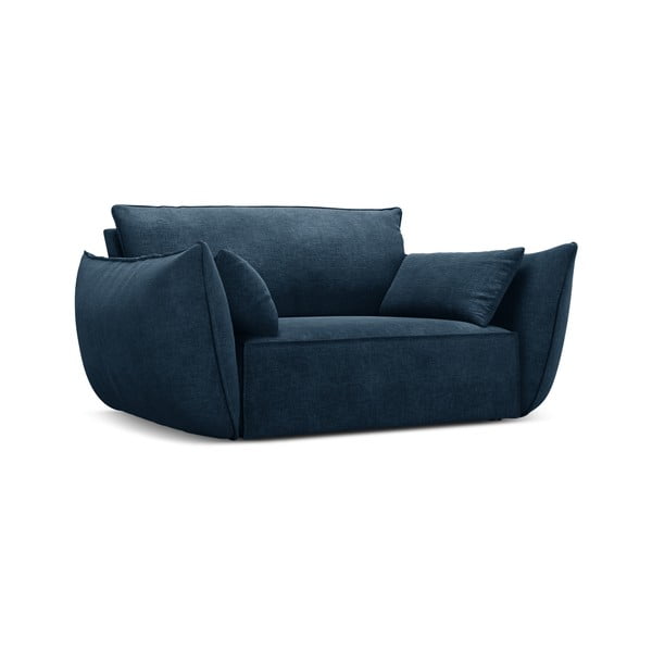 Poltrona blu scuro Vanda - Mazzini Sofas