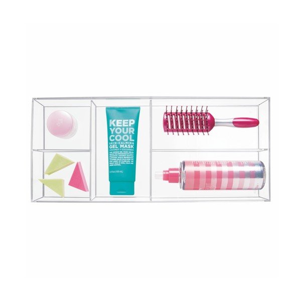 Organizzatore trasparente Clarity, 40,6 x 17,8 cm - iDesign-image-1