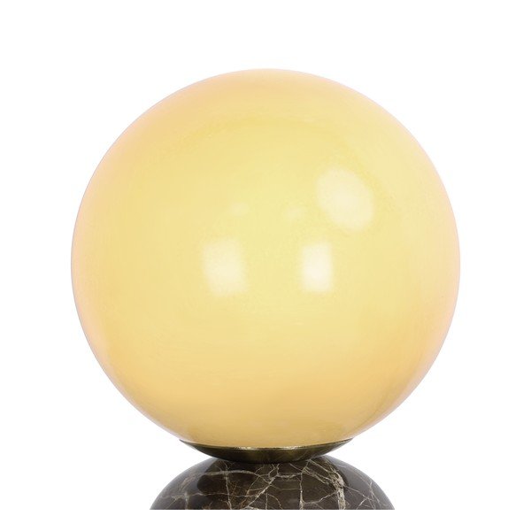 Lampada da tavolo marrone scuro in marmo (altezza totale 20 cm) Lazio Sphere – Leitmotiv-image-3
