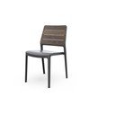 Sedia da esterno grigio scuro/marrone scuro in plastica Deco Porto – Keter